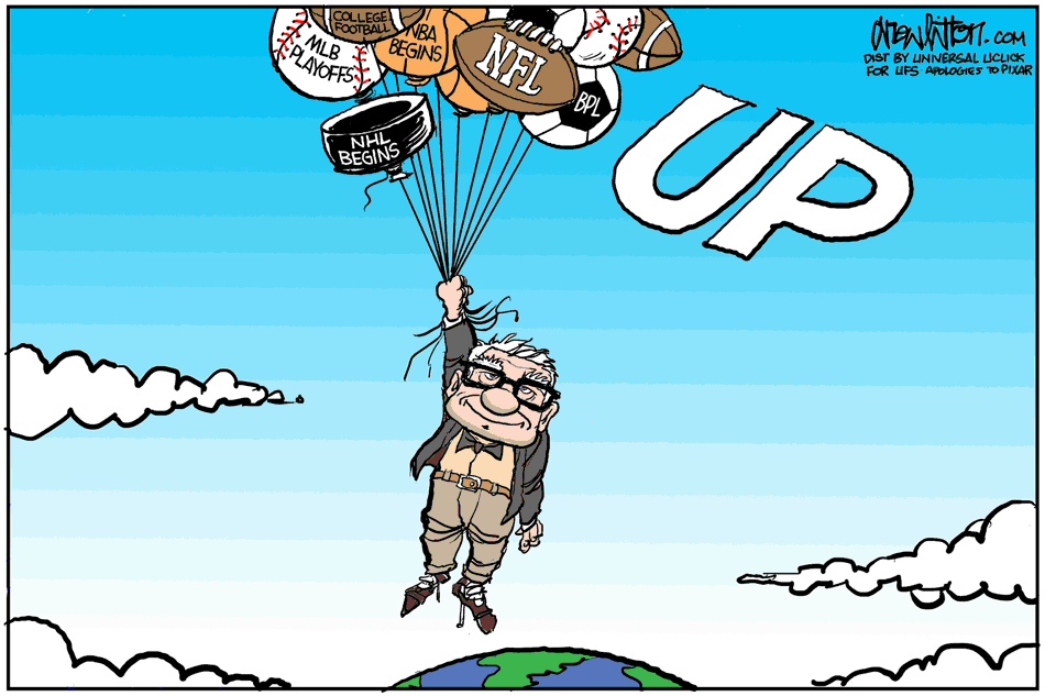 Up Up and Away. The Joy of Sports