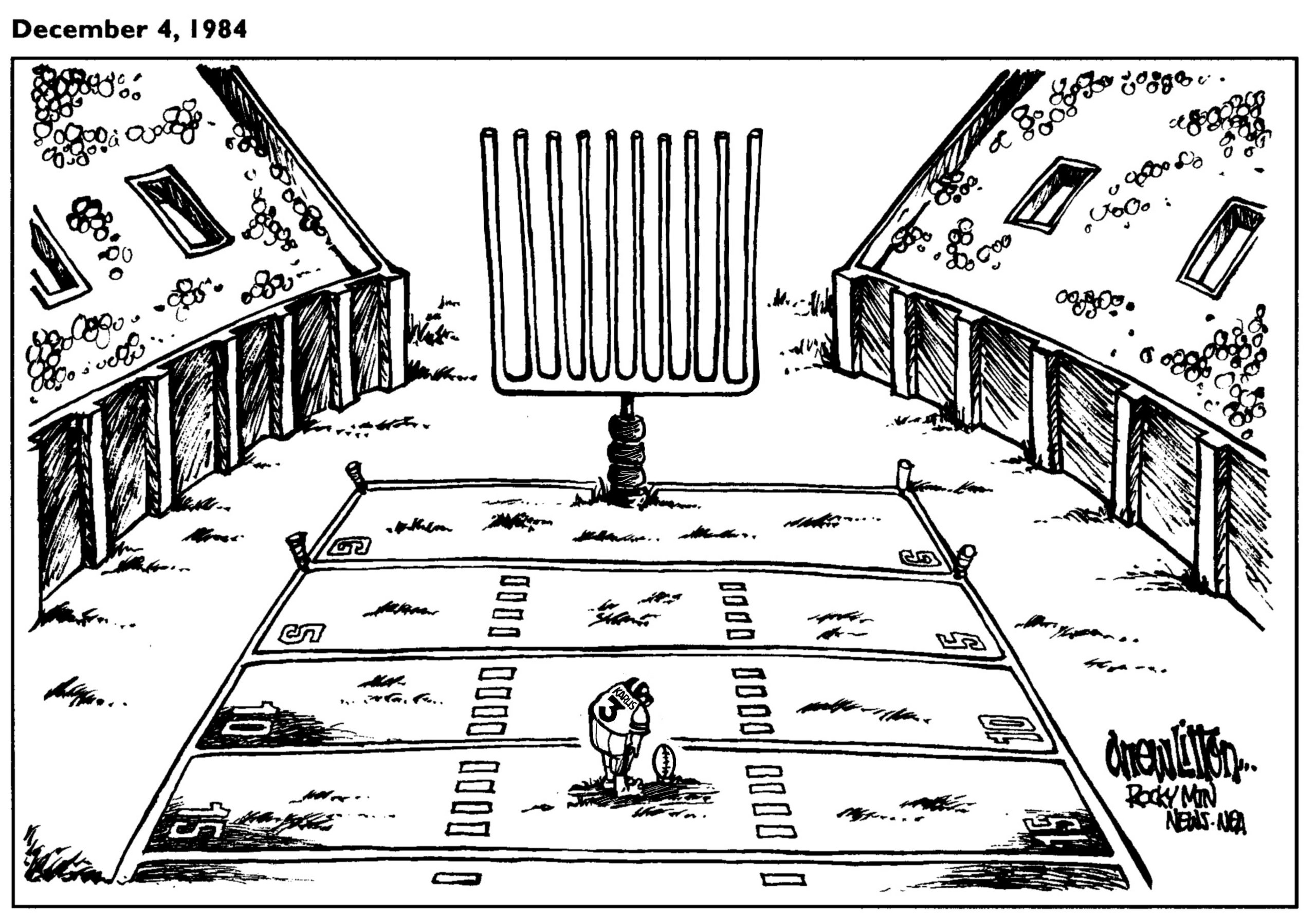 Those Dreaded Killer Uprights: 30 years ago today.