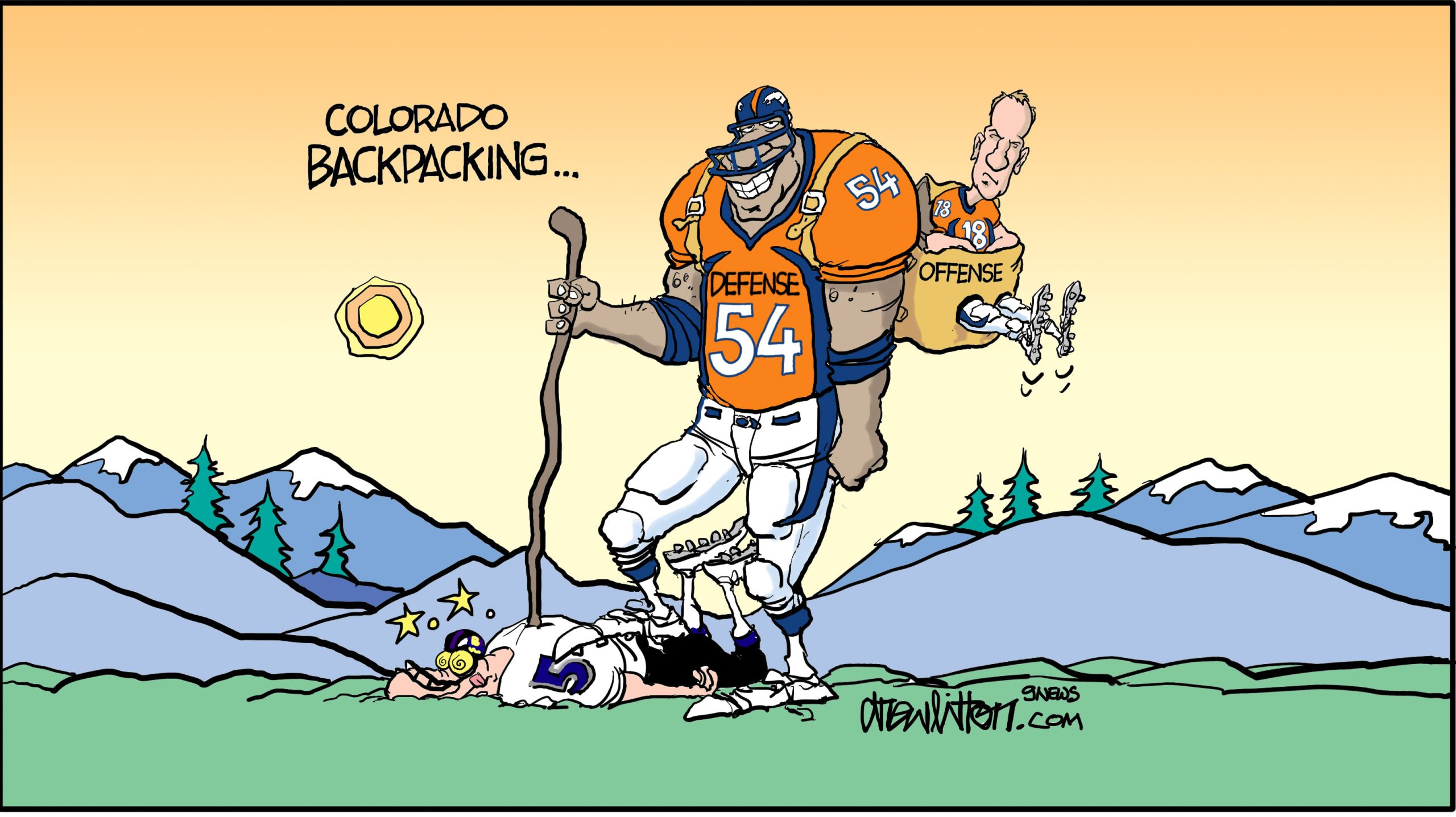 Colorado Backpacking with the Broncos