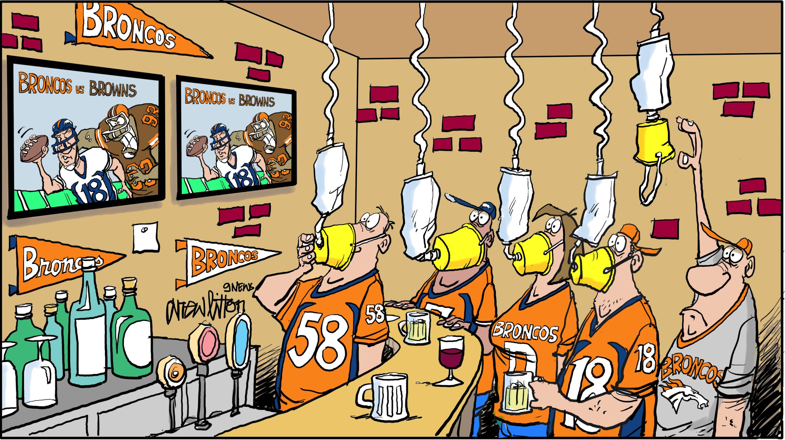 Broncos walking on Air. Fans Gasping for It