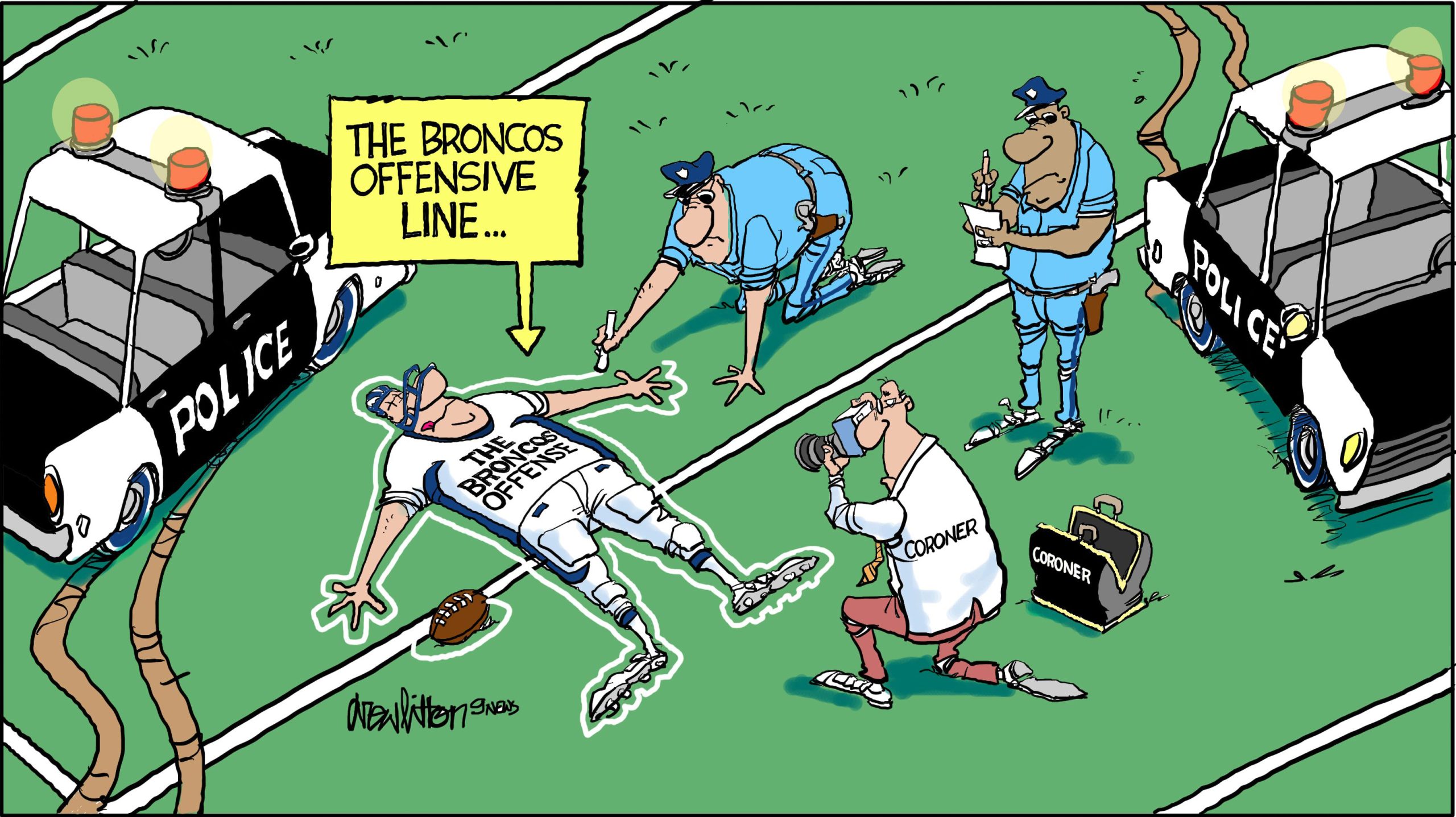 The Broncos Offensive Line